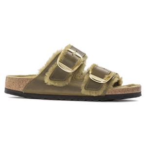 1023240-1023215-women-s-mules-birkenstock-arizona-big-buckle-shearling-oiled-leather-olive