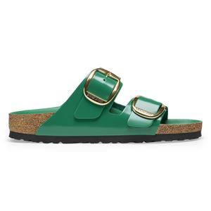 1025239-1025383-women-s-mules-birkenstock-arizona-big-buckle-natural-leather-patent-high-shine-digital-green