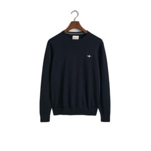 8030561-433-cotton-sweater-round-neck-gant-classic-evening-blue