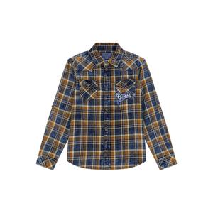 l5yh02-wgfs0-l050-adjustable-long-sleeve-twill-shirt-for-kids-guess-blue-brown-check