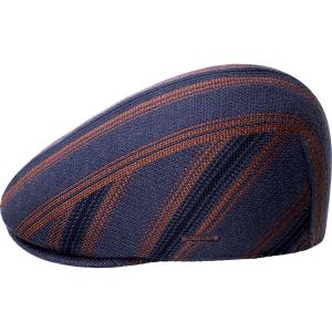 k3776-hi501-striped-beret-kangol-nostalgia-507-hazy-indigo