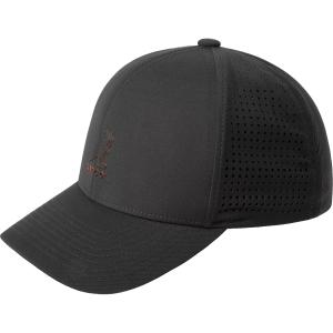 k5465-bm003-baseball-cap-kangol-logo-edge-vented-bb-black-melange-one-size