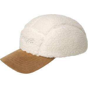 k5466-nt159-5-panel-cap-kangol-script-faux-sherpa-natural-one-size
