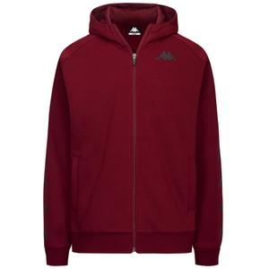 32268qw-288-hooded-sweatshirt-kappa-gojas-red-dahlia