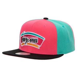 6hsssh21297-saspink-snapback-cap-san-antonio-spurs-nba-on-the-block-hwc-pink-one-size