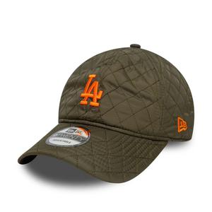 60759007-baseball-cap-new-era-9twenty-dodgers-quilted-dark-green-one-size