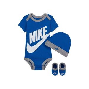 ln0073-u89-baby-boy-outfit-set-with-body-socks-and-hat-with-logo-nike-futura-blue-0-6-months