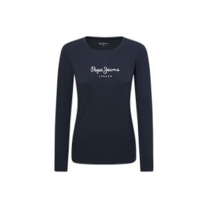 pl505203-594-women-s-t-shirt-pepe-jeans-new-virginia-ls-n-dulwich-blue