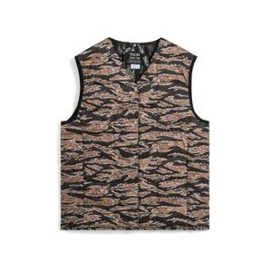 taion-001-bk-gold-tigercamo-basic-sleeveless-gilet-with-v-neck-taion-bk-gold-tigercamo